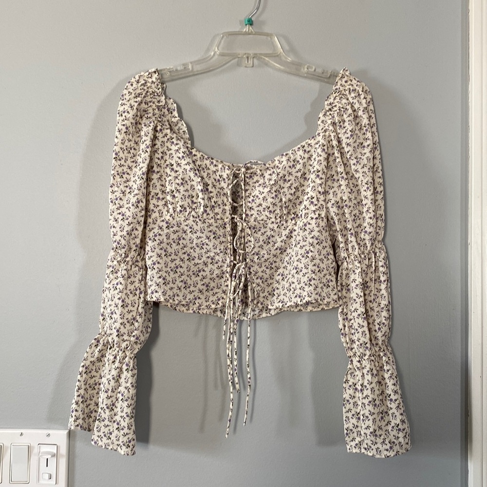 Beige Botany Top, NWT